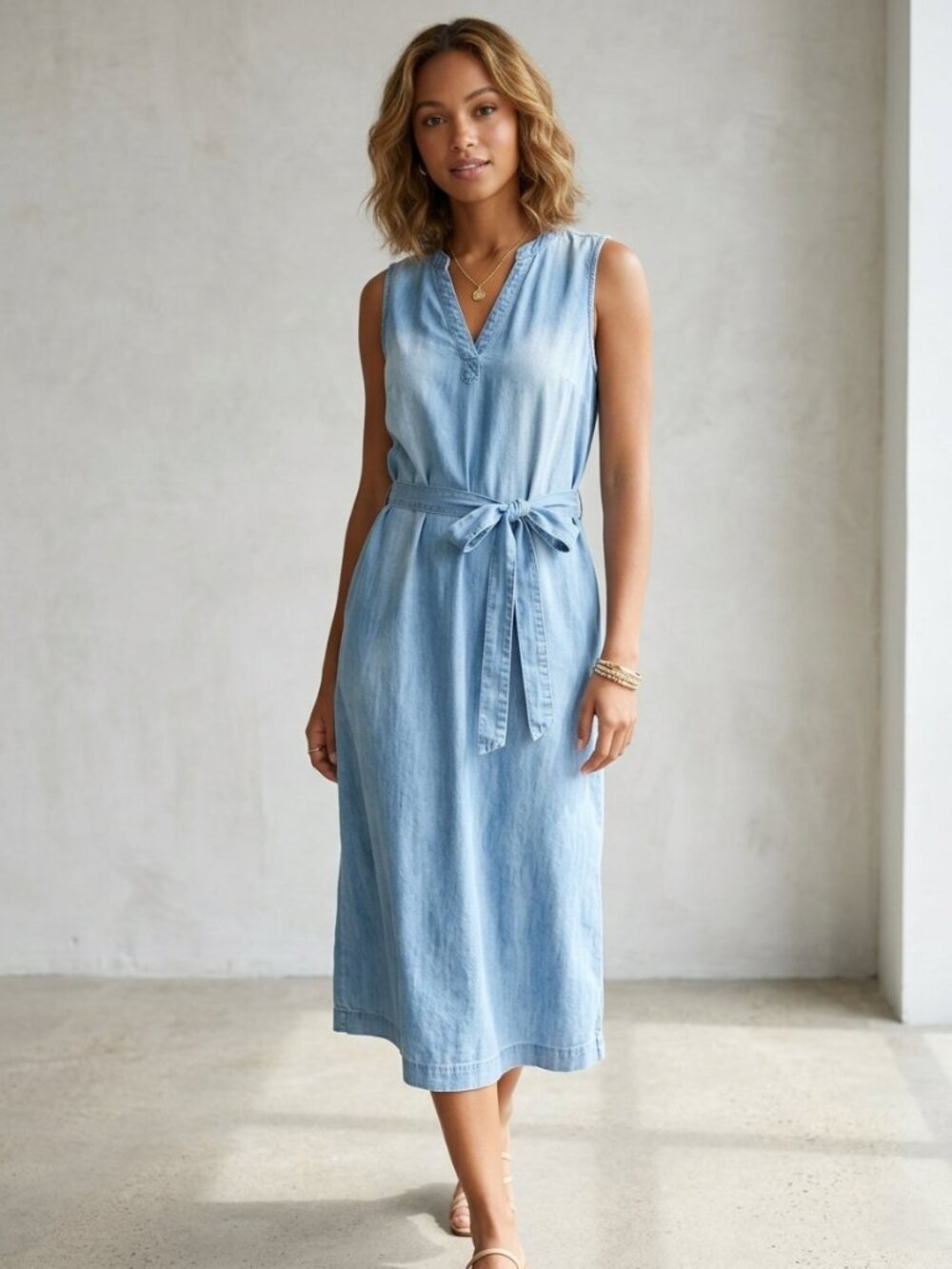 Sonoma Denim Dress Size Medium (M)